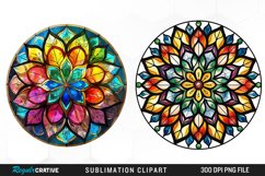 Watercolor Mandala Artwork Clipart Product Image 1