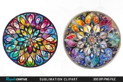 Watercolor Mandala Graphics Clipart Product Image 1