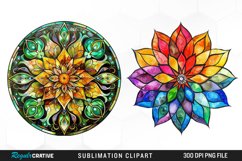 Watercolor Mandala Graphics Clipart Product Image 1