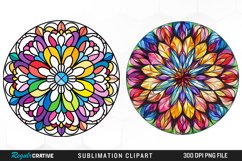 Watercolor Mandala Artwork Clipart Product Image 1