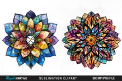 Watercolor Mandala Graphics Clipart Product Image 1