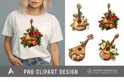 Watercolor Mandolin Clipart Product Image 1