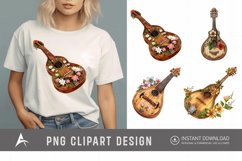 Watercolor Mandolin Clipart Product Image 1