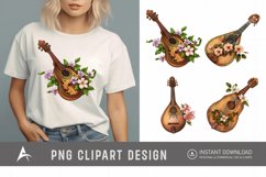Watercolor Mandolin Clipart Product Image 1