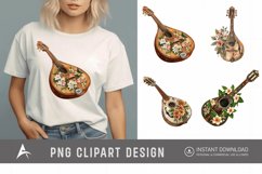 Watercolor Mandolin Clipart Product Image 1