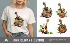 Watercolor Mandolin Clipart Product Image 1