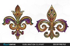 Watercolor Mardi Gras Collection Clipart Product Image 1