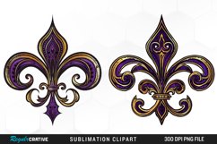 Watercolor Mardi Gras Collection Clipart Product Image 1