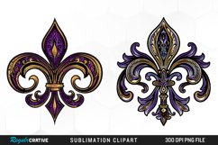 Watercolor Mardi Gras Collection Clipart Product Image 1