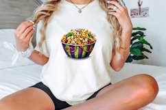 Watercolor Mardi Gras Popcorn Clipart Bundle Product Image 3