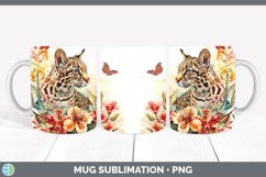 GorgeousWatercolor Mug Wrap design.