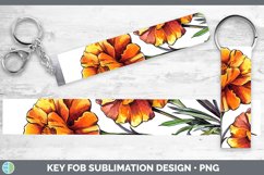 GorgeousWatercolor Key Fob design.