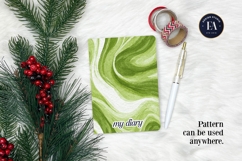 Watercolor Matcha Pattern, Green Wash Texture Product Image 4