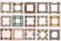 Watercolor Medieval Frame Clipart Bundle Product Image 3