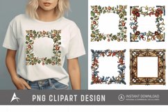 Watercolor Medieval Frame Clipart Product Image 1