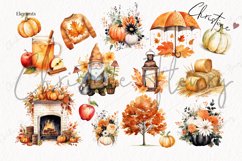 85 Watercolor Mega Fall Bundle | Fall Clipart Product Image 6