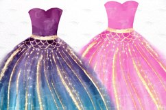 Watercolor Mermaid Dresses Product Image 2