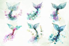 Watercolor Mermaid Tail Sublimation Product Image 5