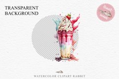 Watercolor Milkshake Ice Cream Summer Drinks Clipart PNG Transparent Print for invitation t-shirt designs sublimation designs tumbler kids printable digital watercolor milkshake png, pink green ice cream clipart, yellow clip art, blueberry strawberry red