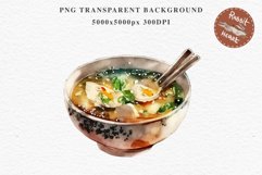 Watercolor Miso Soup Ramen Korean Food Noodles Clipart PNG Transparent Print for invitation t-shirt designs sublimation designs tumbler kids printable Korean food png, Miso soup, ramen clipart, noodles clip art, asian eggs vegetables Kimchi Bulgogi