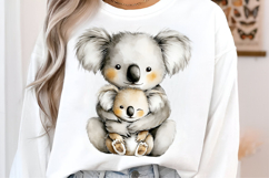 Watercolor Mom And Baby Animals Clipart Product Image 2