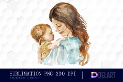 Mom And Baby Sublimation PNG Clipart Product Image 1