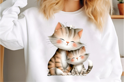 Watercolor Mom Baby Animal Clipart Product Image 3