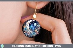 GorgeousWatercolor Round Earrings design.