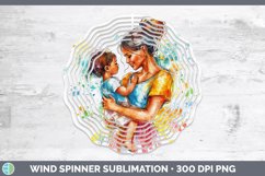 GorgeousWatercolor Wind Spinner design.