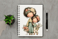 Watercolor Mother's Day Clipart Product Image 2
