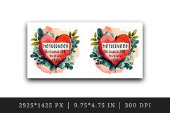 Motherhood the Hardest Job mug, cup wrap sublimation design Product Image 2