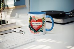 Motherhood the Hardest Job mug, cup wrap sublimation design Product Image 4