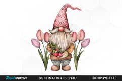 Watercolor Mothers Day Gnome Art Clipart Product Image 1