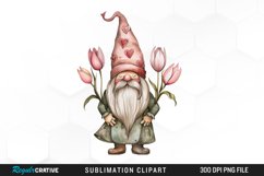 Watercolor Mothers Day Gnome Graphic Clipart Product Image 1
