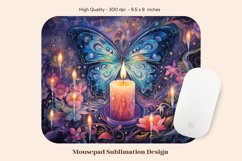 Watercolor Mouse Pad Png  Butterfly Mousepad Sublimation
