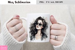 Watercolor Mug Sublimation Product Image 1