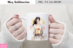 Watercolor Gift Mug Sublimation|Birthday Mug Design Product Image 1