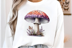 Watercolor Mushroom Clipart Product Image 2
