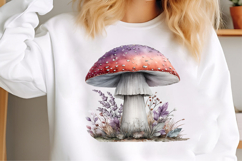 Watercolor Mushroom Clipart Product Image 3