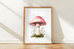Watercolor Mushroom Clipart Product Image 3