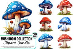 Watercolor Clipart,PNG Designs,Watercolor PNG,Mushroom PNG,Mushroom Art,PNG Sublimation,Digital Art,Floral Clipart,Watercolor Art,