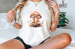 Watercolor Mushroom Fairies Clipart Bundle Product Image 3