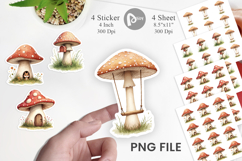 Sticker Mushroom Homes Product Image 1
