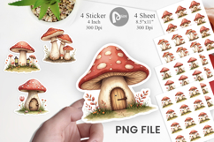 Sticker Mushroom Homes Product Image 1