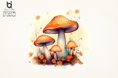 Watercolor mushrooms Sublimation Png Bundle Product Image 5