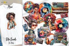retro,  80s,  90s,  watercolor,  sublimation,  clip art,  people,  music,  T-Shirt design, posters, mug design, tumbler design, tote bag, pillow sublimation, clip art 