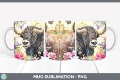 GorgeousWatercolor Mug Wrap design.