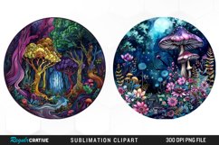 Watercolor Mystical Forest Exquisite Clipart Product Image 1