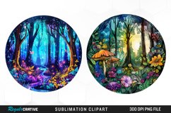 Watercolor Mystical Forest Exquisite Clipart Product Image 1