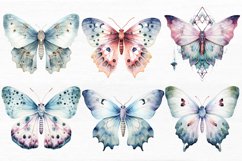 Mystical Moth Watercolor Sublimation Clipart Product Image 3